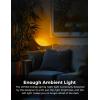 imageL LOHAS LED Night Lights Plug into Wall 2Pack Spot Lights Indoor with Dusk to Dawn Sensor 0100 LM Brightness DimmableSoft White 3000K Nightlight for Adults Bathroom Hallway StairsAmber
