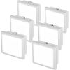 imageL LOHAS LED Night Lights Plug into Wall 6Pack Plug in Night Light DusktoDawn Sensor 3000K Soft White 03W Bright Nightlight AutoOnOff for Adults Kids Room Bedroom Bathroom Hallway KitchenDaylight White