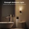 imageL LOHAS LED Night Lights Plug into Wall Plug in Night Light with Light Sensor Dimmable Night Light 3000K LED Nightlight Wall SconceStyle Design Nightlight for Bedroom Bathroom Hallway 1PackHexahedron