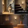 imageL LOHAS LED Night Lights Plug into Wall Plug in Night Light with Light Sensor Dimmable Night Light 3000K LED Nightlight Wall SconceStyle Design Nightlight for Bedroom Bathroom Hallway 1PackHexahedron