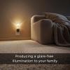imageL LOHAS LED Night Lights Plug into Wall Plug in Night Light with Light Sensor Dimmable Night Light 3000K LED Nightlight Wall SconceStyle Design Nightlight for Bedroom Bathroom Hallway 1PackEllipsoid