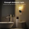 imageL LOHAS LED Night Lights Plug into Wall Plug in Night Light with Light Sensor Dimmable Night Light 3000K LED Nightlight Wall SconceStyle Design Nightlight for Bedroom Bathroom Hallway 1PackOctahedron
