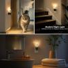 imageL LOHAS LED Night Lights Plug into Wall Plug in Night Light with Light Sensor Dimmable Night Light 3000K LED Nightlight Wall SconceStyle Design Nightlight for Bedroom Bathroom Hallway 1PackOctahedron