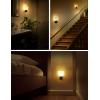 imageL LOHAS LED Night Lights Plug into Wall2 Pack Dimmable Plug in Night Light0100LM Adjustable BrightnessDusk to Dawn Sensor 3000K Soft White Boho Farmhouse Night Lights for Bedroom Bathroom
