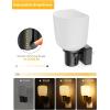 imageL LOHAS LED Night Lights Plug into Wall2 Pack Dimmable Plug in Night Light0100LM Adjustable BrightnessDusk to Dawn Sensor 3000K Soft White Boho Farmhouse Night Lights for Bedroom Bathroom