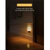 imageL LOHAS LED Night Lights Plug into Wall2 Pack Dimmable Plug in Night Light0100LM Adjustable BrightnessDusk to Dawn Sensor 3000K Soft White Boho Farmhouse Night Lights for Bedroom Bathroom