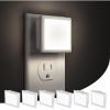 imageL LOHAS LED Night Lights Plug into Wall 6Pack Plug in Night Light DusktoDawn Sensor 3000K Soft White 03W Bright Nightlight AutoOnOff for Adults Kids Room Bedroom Bathroom Hallway KitchenDaylight White