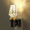 imageL LOHAS LED Night Lights Plug into Wall Plug in Night Light with Light Sensor Dimmable Night Light 3000K LED Nightlight Wall SconceStyle Design Nightlight for Bedroom Bathroom Hallway 1PackOctahedron