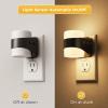 imageL LOHAS LED Dimmable Night Light 2 Pack Dusk to Dawn Sensor Support 0100 Lumen Brightness Ajdustable 3000K Soft WhiteShort3CCT