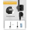 imageL LOHAS LED Night Light 2Pack Night Lights Plug into Wall Dimmable Night Light 0200LM Nightlights Black and Gold Vanity Nightlights for Bathroom Bedroom Soft White 3000K Dusk to Dawn SensorBlack3000K
