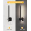 imageL LOHAS LED Night Light 2Pack Night Lights Plug into Wall Dimmable Night Light 0200LM Nightlights Black and Gold Vanity Nightlights for Bathroom Bedroom Soft White 3000K Dusk to Dawn SensorBlack5000K