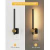 imageL LOHAS LED Night Light 2Pack Night Lights Plug into Wall Dimmable Night Light 0200LM Nightlights Black and Gold Vanity Nightlights for Bathroom Bedroom Soft White 3000K Dusk to Dawn SensorBlackGold3000K