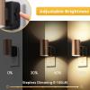 imageL LOHAS LED Night Light Automatic Night Lights Plug into Wall 2 Pack Nightlights with Light Sensor 3000K Soft White 0100LM Dimmable Modern Nightlight for Kids Bedroom HallwayMetal Rose Gold