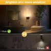 imageL LOHAS LED Night Light Dimmable Night Lights Plug into Wall 2 Pack Automatic Night Lights Plug in with Auto Light Sensor Adjustable Brightness 3000K LED Night Light for Bedroom Hallway Home DecorDiamond3000K2