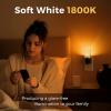 imageL LOHAS LED Night Light Dimmable Night Lights Plug into Wall 2 Pack Automatic Night Lights Plug in with Auto Light Sensor Adjustable Brightness 3000K LED Night Light for Bedroom Hallway Home DecorBubbleamber1 Pack