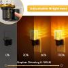 imageL LOHAS LED Night Light Dimmable Night Lights Plug into Wall 2 Pack Automatic Night Lights Plug in with Auto Light Sensor Adjustable Brightness 3000K LED Night Light for Bedroom Hallway Home DecorDiamondAmber2