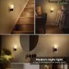imageL LOHAS LED Night Light Dimmable Night Lights Plug into Wall 2 Pack Automatic Night Lights Plug in with Auto Light Sensor Adjustable Brightness 3000K LED Night Light for Bedroom Hallway Home DecorTorch3000K