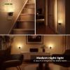imageL LOHAS LED Night Light Dimmable Night Lights Plug into Wall 2 Pack Automatic Night Lights Plug in with Auto Light Sensor Adjustable Brightness 3000K LED Night Light for Bedroom Hallway Home DecorDiamond3000K2