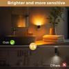 imageL LOHAS LED Night Light Dimmable Night Lights Plug into Wall 2 Pack Automatic Night Lights Plug in with Auto Light Sensor Adjustable Brightness 3000K LED Night Light for Bedroom Hallway Home DecorBubbleamber2 Pack