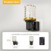 imageL LOHAS LED Night Light Dimmable Night Lights Plug into Wall 2 Pack Automatic Night Lights Plug in with Auto Light Sensor Adjustable Brightness 3000K LED Night Light for Bedroom Hallway Home DecorDiamondAmber2