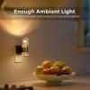 imageL LOHAS LED Night LightDimmable Night Lights Plug into Wall 2 Pack Acrylic Nightlight with 0100 LM Adjustable Brightness 3000K Plug in Night Light with Dusk to Dawn Sensor for Bathroom HallwaySoft WhiteRose
