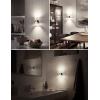 imageL LOHAS LED Night LightDimmable Night Lights Plug into Wall 2 Pack Acrylic Nightlight with 0100 LM Adjustable Brightness 3000K Plug in Night Light with Dusk to Dawn Sensor for Bathroom HallwayBright White