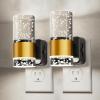 imageL LOHAS LED Night LightDimmable Night Lights Plug into Wall 2 Pack Acrylic Nightlight with 0100 LM Adjustable Brightness 3000K Plug in Night Light with Dusk to Dawn Sensor for Bathroom HallwayBright White