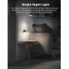imageL LOHAS LED Night LightDimmable Night Lights Plug into Wall 2 Pack Acrylic Nightlight with 0100 LM Adjustable Brightness 3000K Plug in Night Light with Dusk to Dawn Sensor for Bathroom HallwayBright White