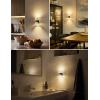 imageL LOHAS LED Night LightDimmable Night Lights Plug into Wall 2 Pack Acrylic Nightlight with 0100 LM Adjustable Brightness 3000K Plug in Night Light with Dusk to Dawn Sensor for Bathroom HallwaySoft WhiteBlack Ring