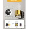 imageL LOHAS LED Night LightDimmable Night Lights Plug into Wall 2 Pack Acrylic Nightlight with 0100 LM Adjustable Brightness 3000K Plug in Night Light with Dusk to Dawn Sensor for Bathroom HallwayAmber