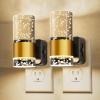 imageL LOHAS LED Night LightDimmable Night Lights Plug into Wall 2 Pack Acrylic Nightlight with 0100 LM Adjustable Brightness 3000K Plug in Night Light with Dusk to Dawn Sensor for Bathroom HallwaySoft White