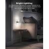 imageL LOHAS LED Night LightDimmable Night Lights Plug into Wall 2 Pack Acrylic Nightlight with 0100 LM Adjustable Brightness 3000K Plug in Night Light with Dusk to Dawn Sensor for Bathroom HallwayBright WhiteSilver Ring