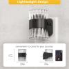 imageL LOHAS LED Night Lights Plug into Wall Dimmable Night Light 2pack 3CCT Adjustable Light Color and Brightness MultiScenario use for Living Room Kitchen Hallway BathroomClear Trumpet02