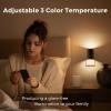 imageL LOHAS LED Night Lights Plug into Wall Dimmable Night Light 2pack 3CCT Adjustable Light Color and Brightness MultiScenario use for Living Room Kitchen Hallway BathroomTrumpet Black 02