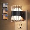 imageL LOHAS LED Night Lights Plug into Wall Dimmable Night Light 2pack 3CCT Adjustable Light Color and Brightness MultiScenario use for Living Room Kitchen Hallway BathroomClear Trumpet01