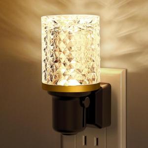 imageL LOHAS LED Night Light Dimmable Night Lights Plug into Wall 2 Pack Automatic Night Lights Plug in with Auto Light Sensor Adjustable Brightness 3000K LED Night Light for Bedroom Hallway Home DecorDiamond3000K2
