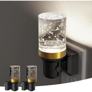 imageL LOHAS LED Night Light Dimmable Night Lights Plug into Wall 2 Pack Automatic Night Lights Plug in with Auto Light Sensor Adjustable Brightness 3000K LED Night Light for Bedroom Hallway Home DecorBubble5000K2 Pack