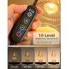 imageL LOHAS LED Candle Warmer Lamp Dimmable Candle Warmer Lamp with Timer 2H4H8H Timer Adjustable Height ampamp Heat Electric Candle Lamp Warmer Compatible with Large Jar Candle
