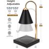 imageL LOHAS LED Candle Warmer Lamp with Timer 2H4H8H Dimmable Candle Warmer Lamp with 2 Wax Warmer Bulbs Adjustable Candle Warmers for Jar Candles Birthday Gift for Mom Home Decor