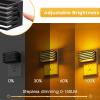 imageL LOHAS LED Night Lights Plug into Wall 2 Pack Modern Night Light with Dusk to Dawn Sensor Dimmable Plug in Night Light Adjustable Brightness for Bedroom Bathroom HallwayAmber