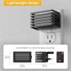 imageL LOHAS LED Night Lights Plug into Wall 2 Pack Modern Night Light with Dusk to Dawn Sensor Dimmable Plug in Night Light Adjustable Brightness for Bedroom Bathroom HallwayAmber