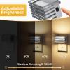 imageL LOHAS LED Night Lights Plug into Wall 2 Pack Modern Night Light with Dusk to Dawn Sensor Dimmable Plug in Night Light Adjustable Brightness for Bedroom Bathroom Hallway3000KSilver