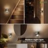imageL LOHAS LED Night Lights Plug into Wall 2 Pack Modern Night Light with Dusk to Dawn Sensor Dimmable Plug in Night Light Adjustable Brightness for Bedroom Bathroom Hallway5000K