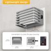 imageL LOHAS LED Night Lights Plug into Wall 2 Pack Modern Night Light with Dusk to Dawn Sensor Dimmable Plug in Night Light Adjustable Brightness for Bedroom Bathroom Hallway3000KSilver