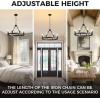 imageL LOHAS LED Wagon Wheel Chandelier 2 Tier 64Lights 70in Extra Large Black Farmhouse Chandelier Light Fixture Round Rustic Lighting for Living Room Dining Room Over Table Island Foyer Entryway232