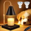 imageL LOHAS LED Candle Warmer Lamp with Timer 2H4H8H Dimmable Candle Warmer Lamp with 2 Wax Warmer Bulbs Adjustable Candle Warmers for Jar Candles Birthday Gift for Mom Home Decor