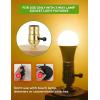 image3 Way Light Bulbs LOHAS 3 Way LED Light Bulbs 50 100 150W Equivalent Daylight White 5000K Three Way A19 Light Bulbs E26 Base LED Bulbs for Desk Lamps Floor Lamps Table Lamps 2 PackAmber