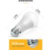 imageL LOHAS LED Red LED Light Bulbs A19 9W 60W Equivalent Christmas Red Colored Light Bulb Indoor E26 Base NonDim 4 PackAmber