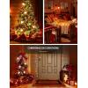 imageL LOHAS LED Red LED Light Bulbs A19 9W 60W Equivalent Christmas Red Colored Light Bulb Indoor E26 Base NonDim 4 PackOrange
