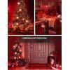 imageL LOHAS LED Red LED Light Bulbs A19 9W 60W Equivalent Christmas Red Colored Light Bulb Indoor E26 Base NonDim 4 PackRed
